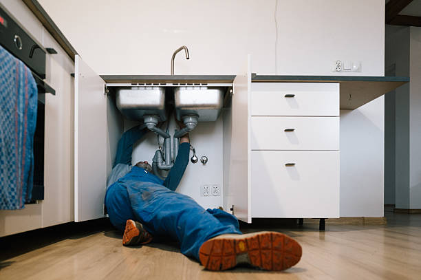 Professional Emergency Plumber technician working in Lockport, NY